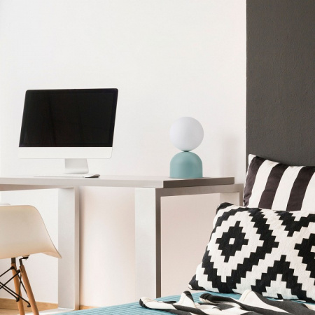 Настольный светильник со стеклянным плафоном 16039 Miki Eurosvet Miki