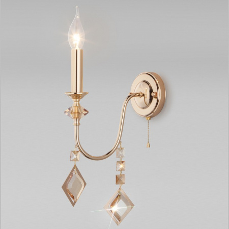 Бра с хрусталем 10120/1 золото Eurosvet Telao