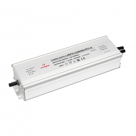 Arlight Блок питания ARPV-LG48400-PFC-A (48V, 8.3A, 400W) (IP67 Металл, 5 лет)