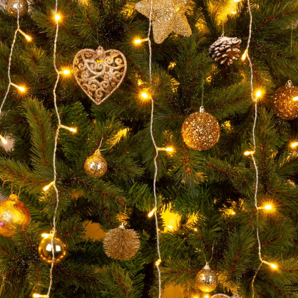 Гирлянда 'Занавес' теплый белый 2*3м IP20 200-002 теплый белый Eurosvet 200-002