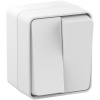 SE AtlasDesign Profi54 Наруж Белый Выключатель 2-клавишный 10 АХ IP54