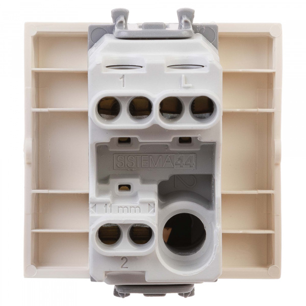 DKC Avanti Ванильная дымка Переключатель 16A 2 модуля