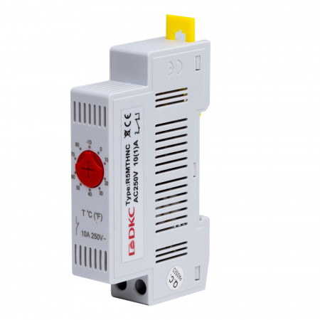 DKC Термостат модульный с регулируемым диапазоном температуры -10…+80°C, NС-контакт