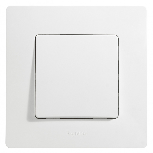 Legrand Etika Белый Выключатель 1-клавишный 10А