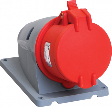 IEK Розетка стационарная ССИ-115 16А-6ч/200/346-240/415В 3Р+РЕ+N IP44 MAGNUM