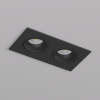 DK3072-BK Встраиваемый светильник, IP 20, 10 Вт, GU5.3, LED, черный/черный, пластик