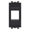 DKC Avanti Адаптер без шторки для Keystone Черный матовый", 1 модуль