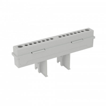 DKC Усиленный клеммный блок (2х8мод.) в комплекте с крепежом