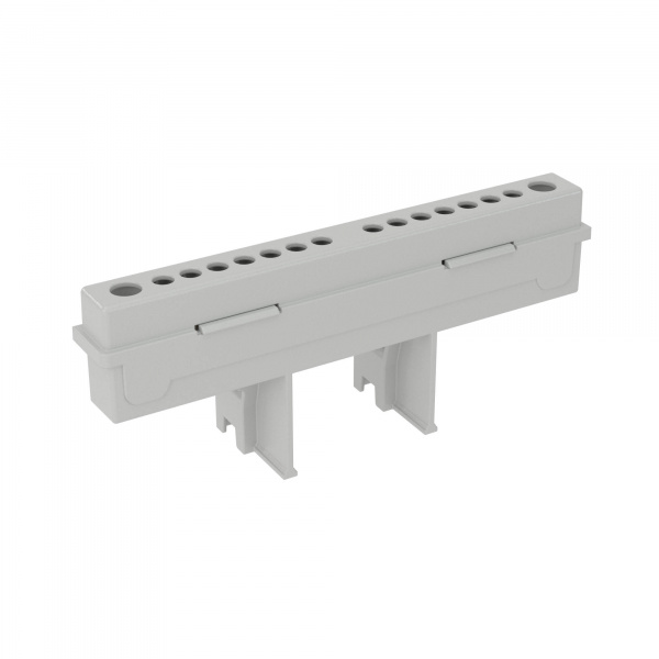 DKC Усиленный клеммный блок (2х8мод.) в комплекте с крепежом