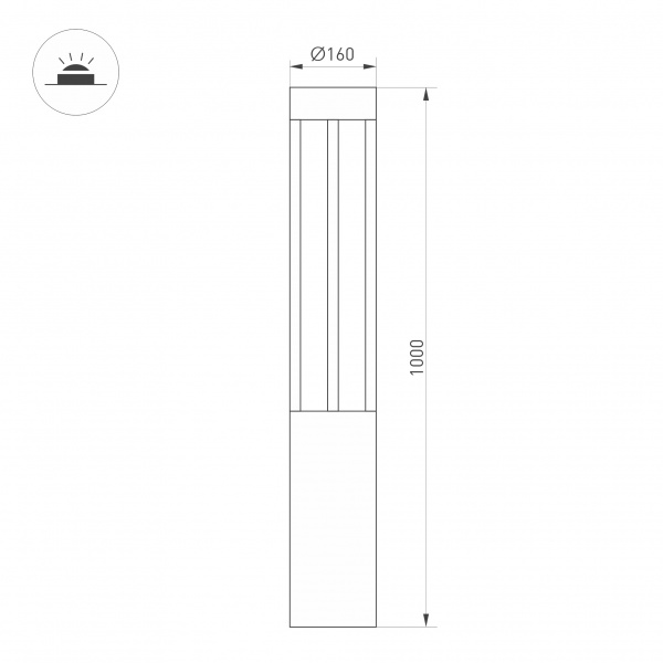 Arlight Светильник LGD-CASTELLO-BOLL-H1000-20W Warm3500-MIX (GR, 80 deg, 230V) (IP65 Металл, 5 лет) Arlight Светильник LGD-CASTELLO-BOLL-H1000-20W Warm3500-MIX (GR, 80 deg, 230V) (IP65 Металл, 5 лет)