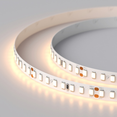 Лента RT-A160-8mm 24V Warm2700 (12 W/m, IP20, 2835, 5m) (Arlight, 12 Вт/м, IP20)