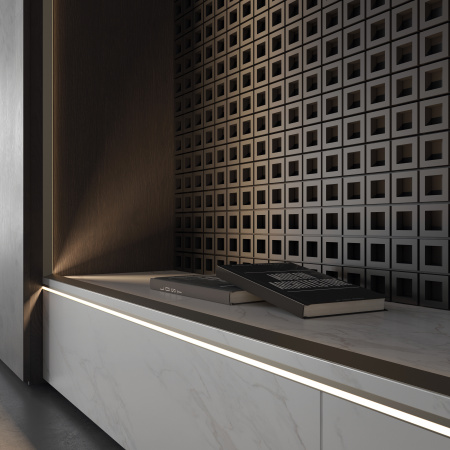 Профиль Arlight SL-Mini-Shelf-H8-2000 Anod Olive Grey 038205