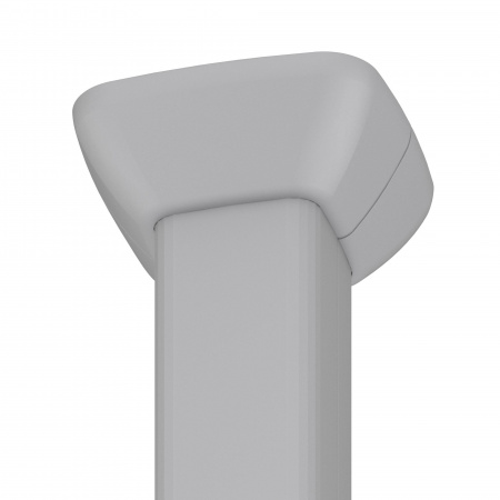 DKC Телескопическая алюминиевая колонна, 2.7 - 4.2м, цвет темно-серебристый металлик