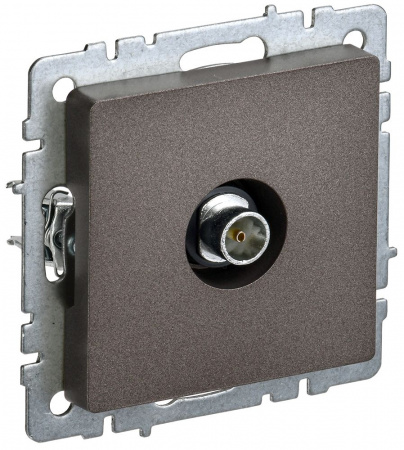 IEK BRITE Розетка TV оконечная РТВ11-0-БрТБ бр.