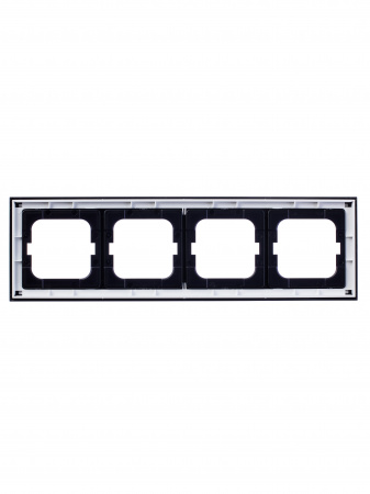 ABB BJE Axcent Черный Рамка 4-ая