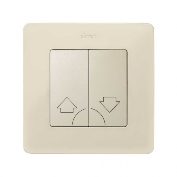 Simon 82 Слоновая кость Кнопка жалюзийная 2-ая