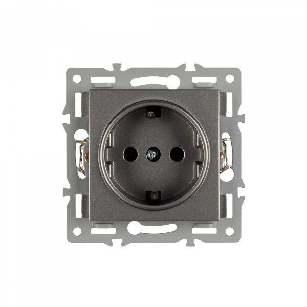 Arlight Механизм электрической розетки SCT-MEU1-PL-GR (250V, 16A) (-)