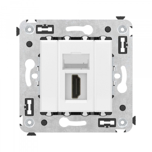 DKC Avanti Белое облако Розетка одинарная тип А-А HDMI
