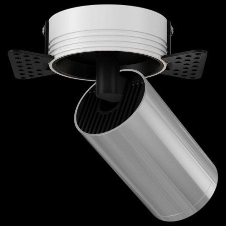 Встраиваемый светильник (Набор) C058CL-1BCH(C058CL-01B(1шт.), TRA020-01CH(1шт.), DLA048-01W(1шт.)) Maytoni Focus S