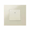 Simon 27 Мех Слоновая кость Кнопка клавишная с подсветкой, 10А 250В
