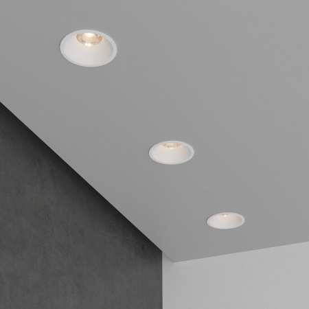 Встраиваемый светодиодный светильник 7W 3000K WH белый 15266/LED Elektrostandard Lin a063925