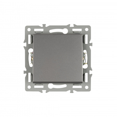 Arlight Механизм выключателя одноклавишный проходной SWT-MKP1-PL-GR (250V, 16A) (-)