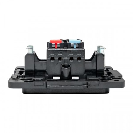 EKF Стокгольм Механизм кнопки нажимной 10А черный