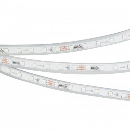 Arlight Лента герметичная SPI-P-F72-11mm 24V RGB-PX6 (14.4 W/m, IP66, 3535, 5m) (бегущий огонь)