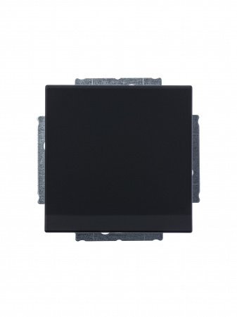 ABB BJE Solo/Future Черный бархат Розетка с/з с крышкой