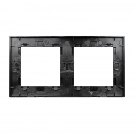 Рамка стеклянная FRM-GLARE-GS-2-BK (Arlight, -)