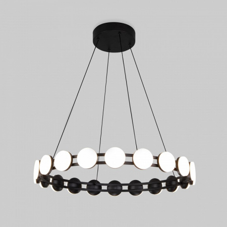 Подвесной светодиодный светильник 90332/20 черный Eurosvet Tapioca