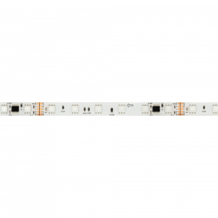 Arlight Лента герметичная DMX-SE-B60-10mm 24V RGB-PX6 (14 W/m, IP65, 5060, 5m) (бегущий огонь)