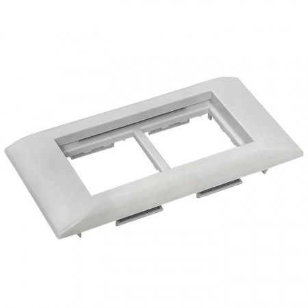 EKF PROxima Рамка+суппорт на 4 модуля (2 поста) для парапетного кабельного канала C-Line