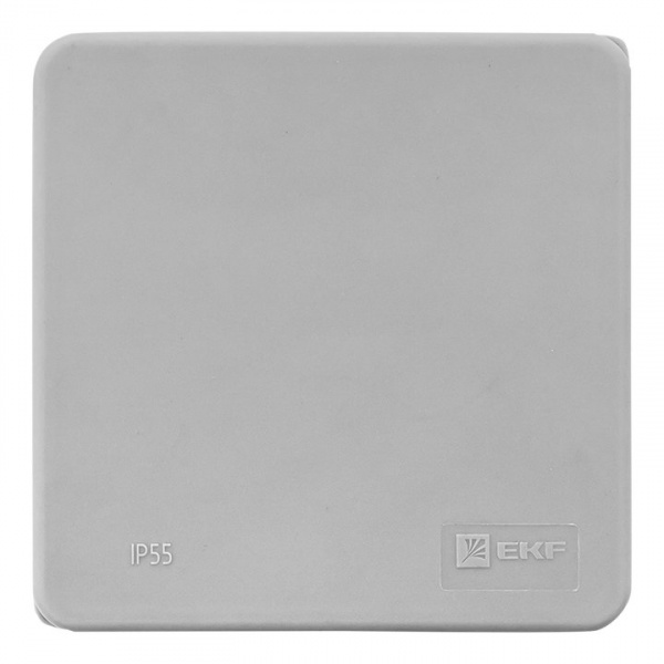 EKF PROxima Коробка распаячная КМР-030-034 пылевлагозащищенная без мембранных вводов (100х100х55)