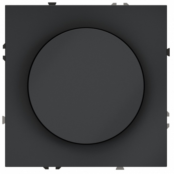 Светорегулятор встраиваемый VOLTUM S70 поворотно-нажимной 600 Вт, (графит) Светорегулятор встраиваемый VOLTUM S70 поворотно-нажимной 600 Вт, (графит)