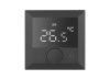 Donel Термостат с датчиком пола, программируемый, 16 A, 55*55 мм.черный, ручка настройки,серия DTEF