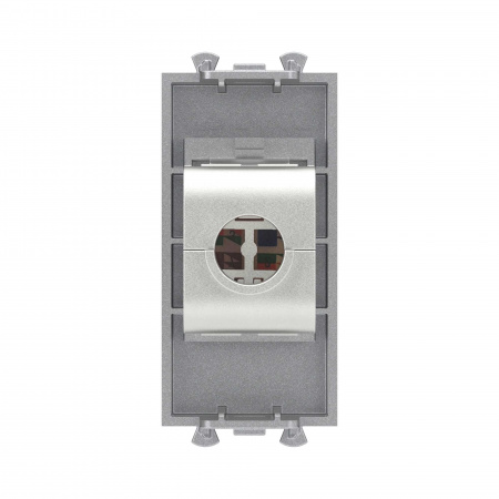 DKC Avanti Компьютерная розетка RJ-45 без шторки модульная, кат.5е экранированная, Закаленная сталь, 1 модуль