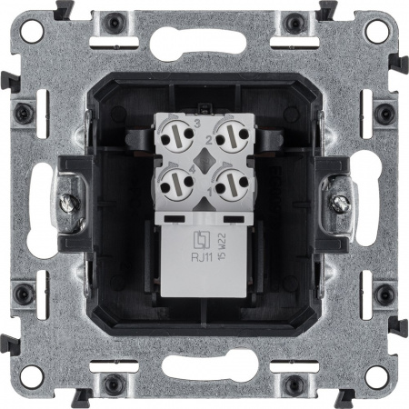 Legrand Valena LIFE DIY Бел Розетка ТЛФ 1-ая (RJ11)