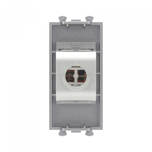 DKC Avanti Компьютерная розетка RJ-45 без шторки модульная, кат.5е экранированная, Закаленная сталь, 1 модуль