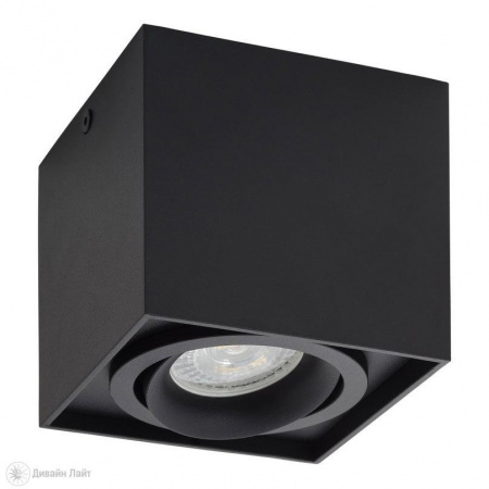 DK2003-BK Светильник накладной IP 20, 50 Вт, GU10, черный, алюминий