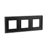 DKC Avanti Черный Стекло Рамка 6 модулей