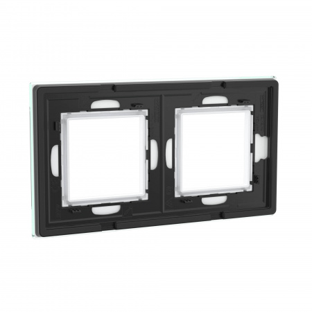 DKC Avanti Светло-зеленый Стекло Рамка 4 модуля