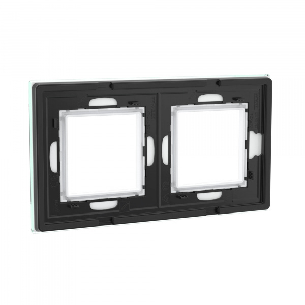 DKC Avanti Светло-зеленый Стекло Рамка 4 модуля