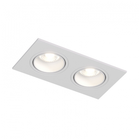DK3072-WH Встраиваемый светильник, IP 20, 10 Вт, GU5.3, LED, белый/белый, пластик
