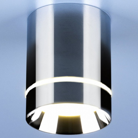 Накладной акцентный светодиодный светильник DLR021 9W 4200K хром Elektrostandard Topper a037521