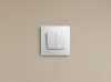 Legrand Etika Белый Выключатель 2-х клавишный с подсветкой, 10А, Винтовые клеммы