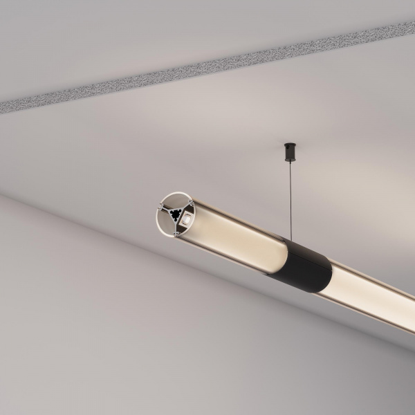 Arlight Экран ROUND-D36-360-2500 BLACK OPAL  (Пластик)