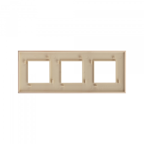 DKC Avanti Кремовый жемчуг Рамка 6 модулей