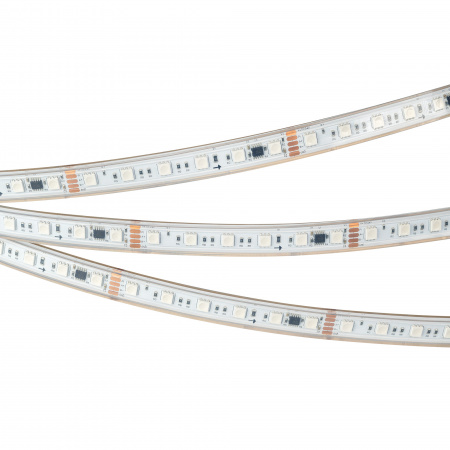 Arlight Лента герметичная DMX-PS-B60-15mm 24V RGB-PX6 (15W/m, IP67, 5060, 5m) (бегущий огонь)