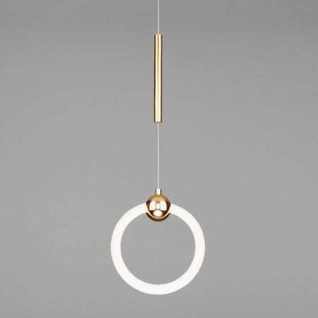 Подвесной светодиодный светильник 90165/1 золото Eurosvet Rim